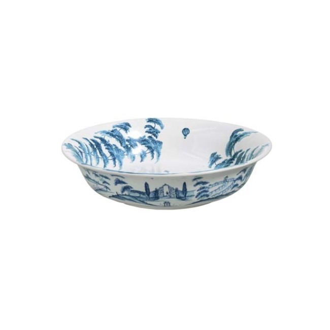 Product Juliska Country Estate Delft Blue 13-Inch Serving Bowl “Kite Fliers”