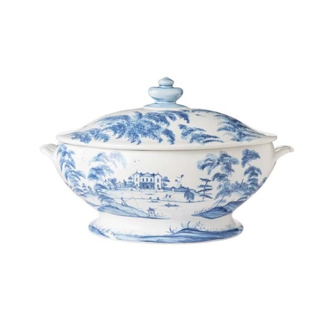 Product Juliska Country Estate Delft Blue Tureen “Main House”