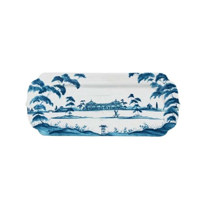 Product Juliska Country Estate Delft Blue Hostess Tray “Garden Party”	