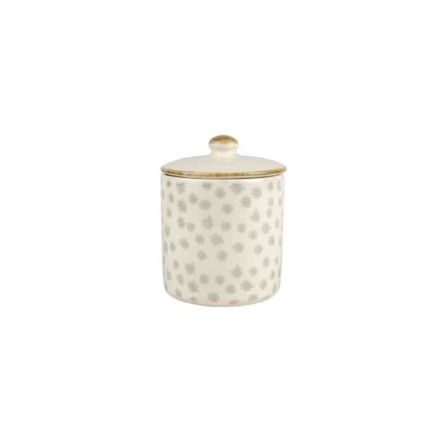 Viva by Vietri Earth Flower Small Canister