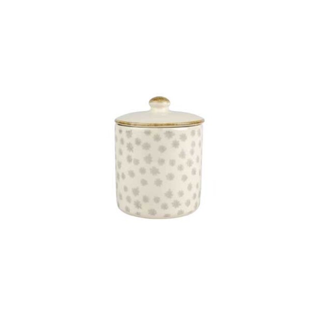 Viva by Vietri Earth Flower Small Canister