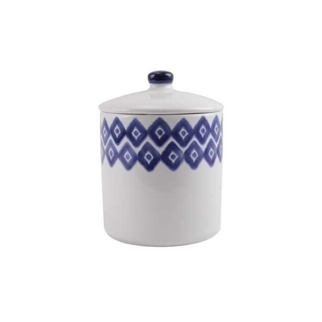 Product Viva by Vietri Santorini Diamond Large Canister