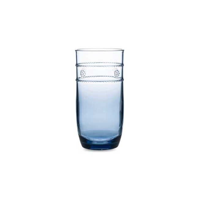Juliska Isabella Acrylic Blue Large Beverage Glass