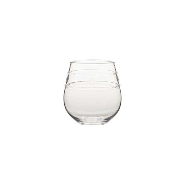 Juliska Isabella Clear Acrylic Stemless Wine Glass