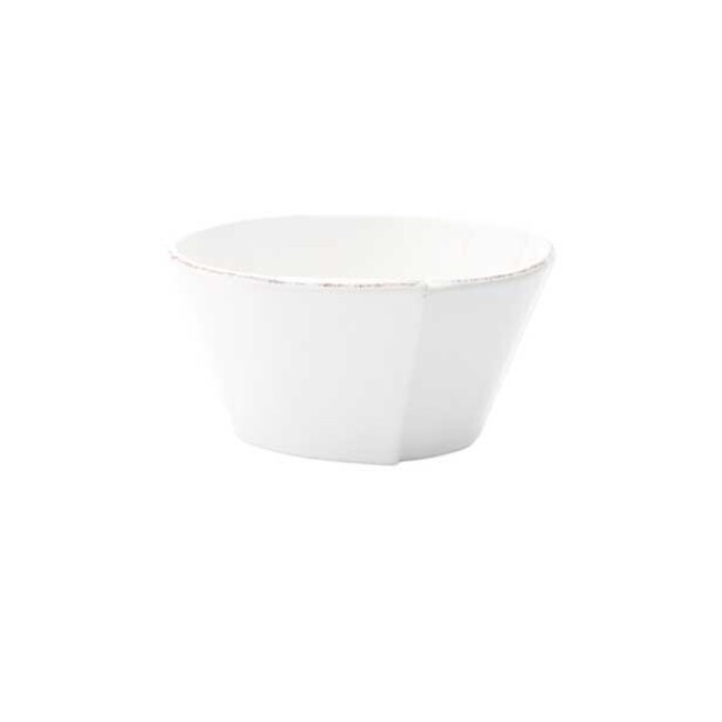 Vietri Lastra Stacking Cereal Bowl - White