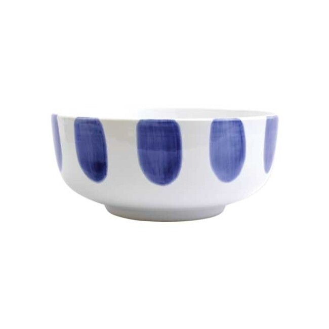 Viva by Vietri Santorini Dot Large Serving Bowl