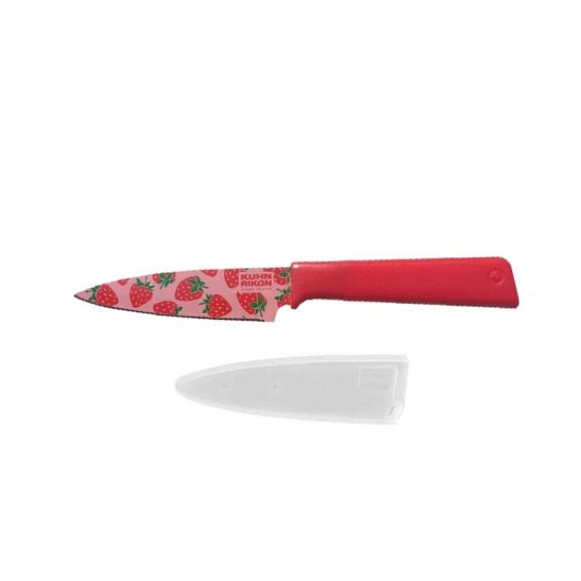 Kuhn Rikon 3.54 COLORI®+ Funky Fruit Paring Knife