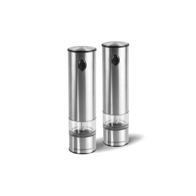 Cole & Mason 8 Stainless Steel Salt and Pepper Mill Set