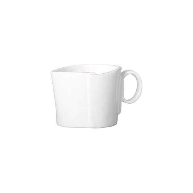 Product Vietri Lastra White Creamer
