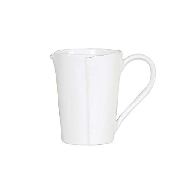 Product Vietri Lastra White Pitcher