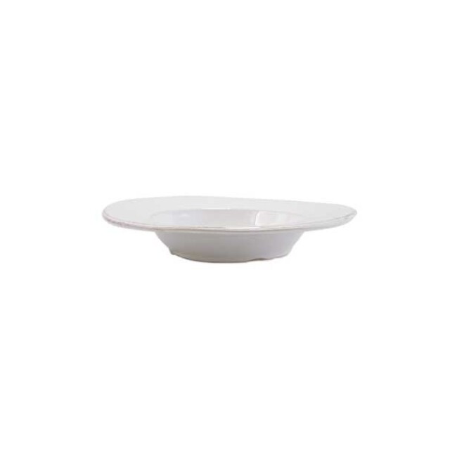 Vietri Lastra White Rimmed Pasta Bowl 1