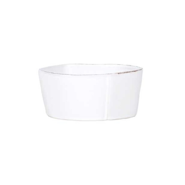 Vietri Lastra Medium Serving Bowl - White