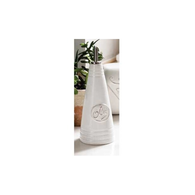 Vietri Lastra White Olive Oil Bottle 1