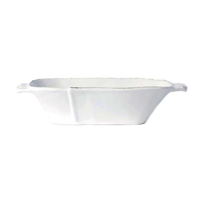 Product Vietri Lastra White Medium Oblong Au Gratin