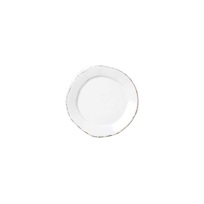 Vietri Lastra Canape Plate - White