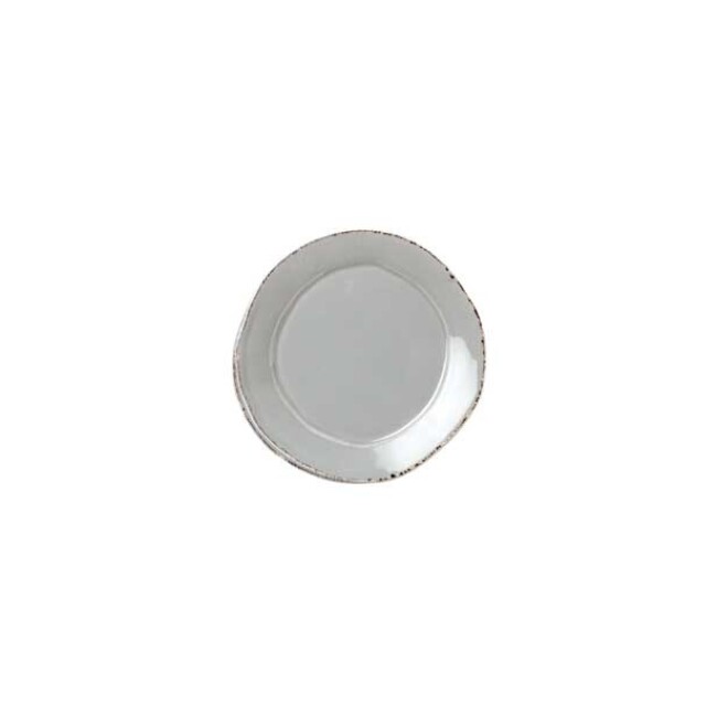 Vietri Lastra Canape Plate - Gray
