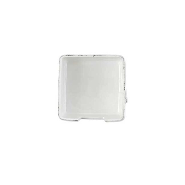 Vietri Lastra White Dinner Napkin Holder 1