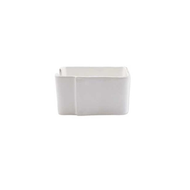 Vietri Lastra White Dinner Napkin Holder 2