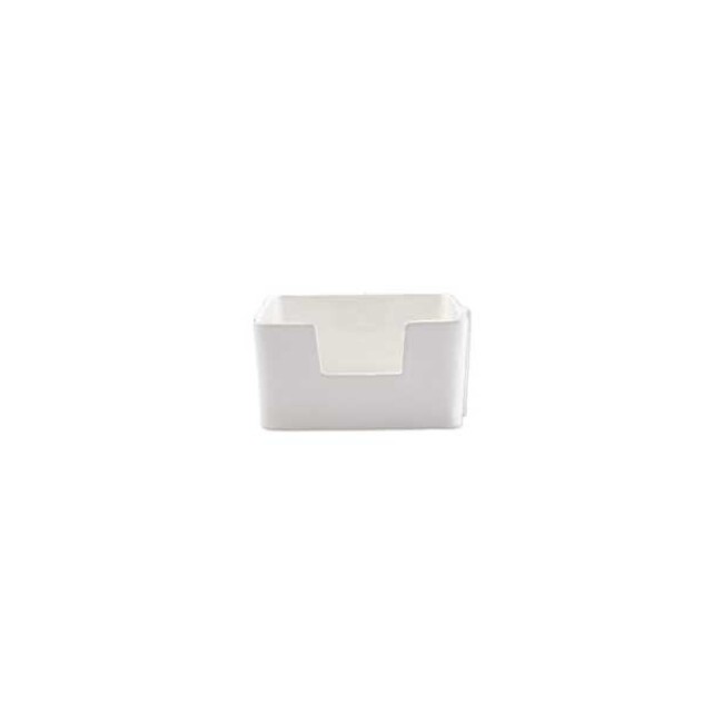 Vietri Lastra White Cocktail Napkin Holder