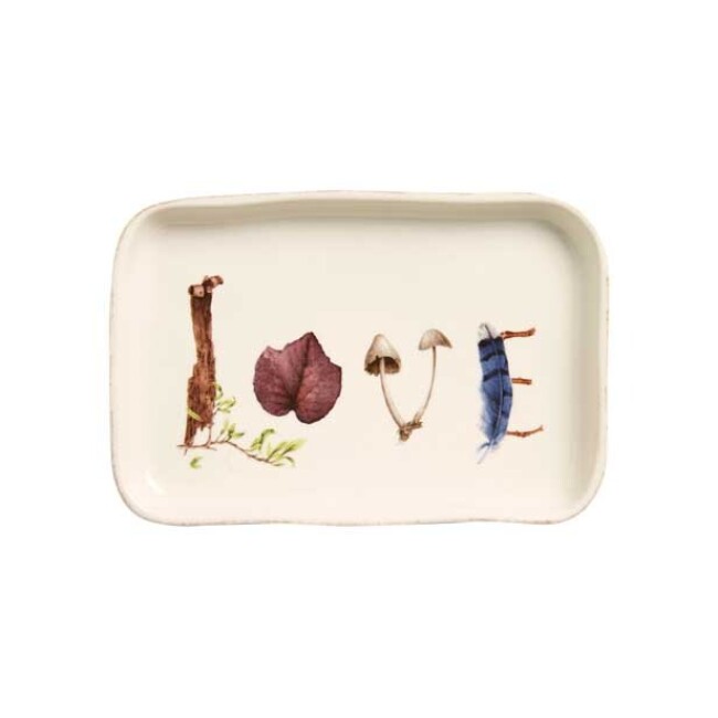 Product Juliska Forest Walk 7.5-Inch 'Love' Gift Tray