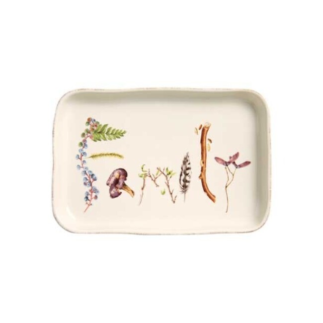 Product Juliska Forest Walk 7.5-Inch 'Family' Gift Tray