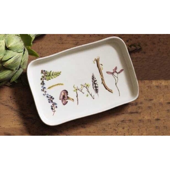 Juliska Forest Walk 7.5-Inch 'Family' Gift Tray 1