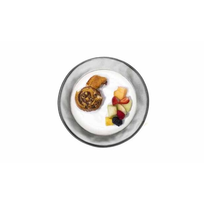 Juliska Emerson White/Pewter Dessert/Salad Plate 1