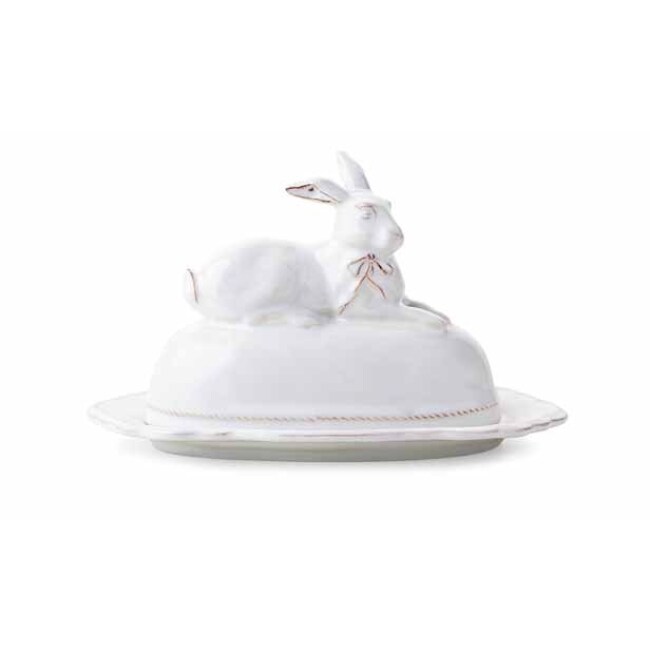 Juliska Clever Creatures Bridget - Bunny Butter Dish
