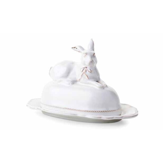 Juliska Clever Creatures Bridget - Bunny Butter Dish 1