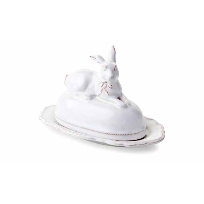 Juliska Clever Creatures Bridget - Bunny Butter Dish 2