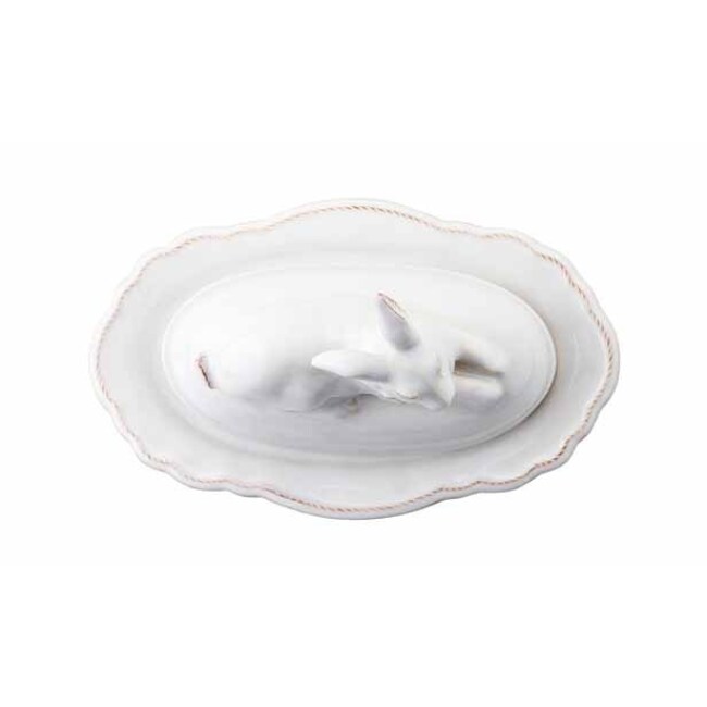 Juliska Clever Creatures - Bridget Bunny Butter Dish 3