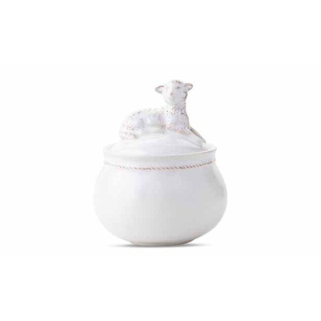 Juliska Clever Creatures Henri - Lamb Lidded Jar	