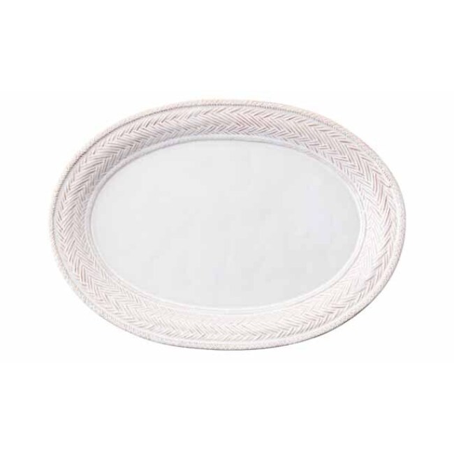 Juliska Le Panier 17-Inch Oval Platter - Whitewash