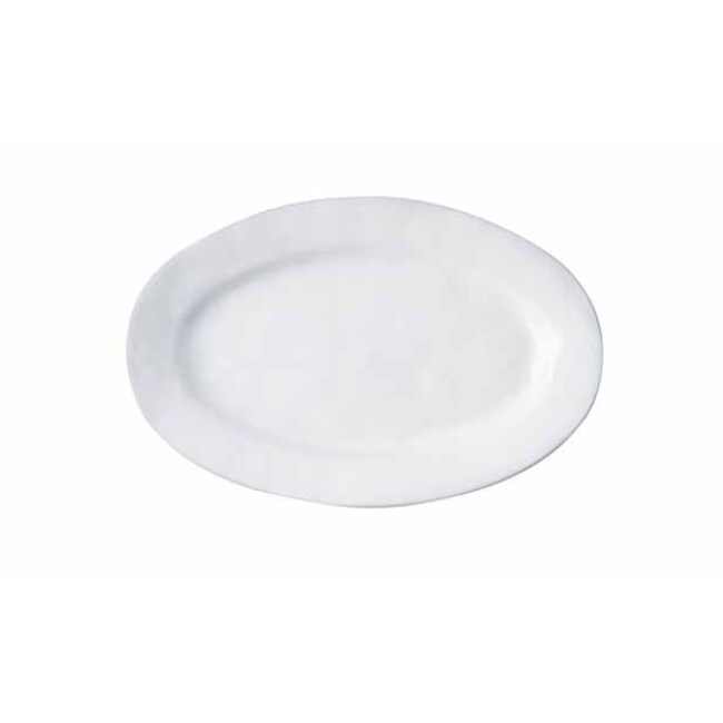 Juliska Quotidien White Truffle 15-Inch Oval Platter