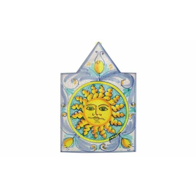 Vietri First Stones Pointed Sun Wall Plaque