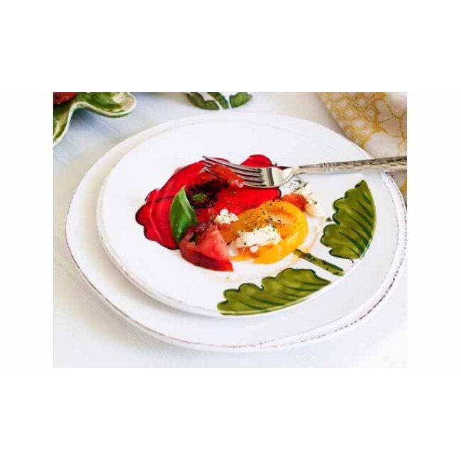 Vietri Lastra Poppy Salad/Dessert Plate 2