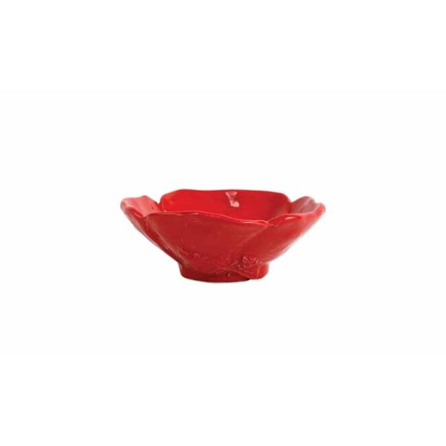 Vietri Lastra Poppy Figural Condiment Bowl