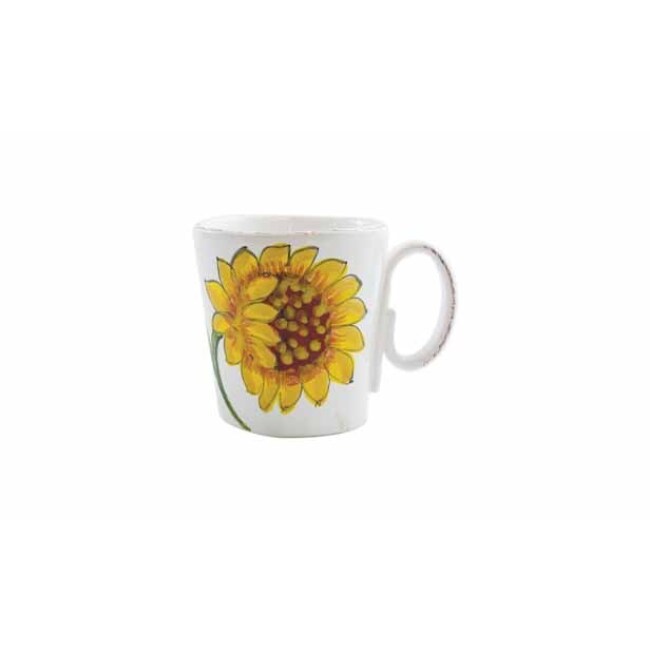 Vietri Lastra Sunflower Mug