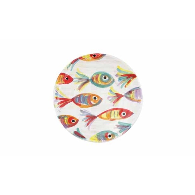 Product Vietri Pesci Colorati Salad/Dessert Plate