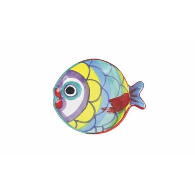 Product Vietri Pesci Colorati Figural Fish Canapé Plate