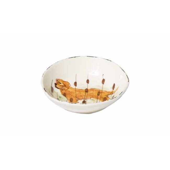 Vietri Wildlife Pasta Bowl - Hunting Dog