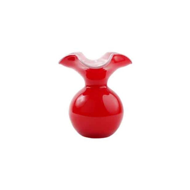 Product Vietri Hibiscus Glass Red Small Vase