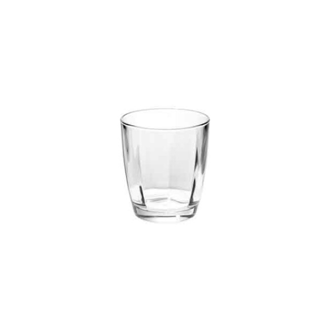 Vietri Optical Clear Double Old Fashioned Glass