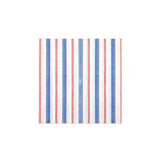Product Vietri Papersoft Napkins Americana Stripe Dinner Napkins