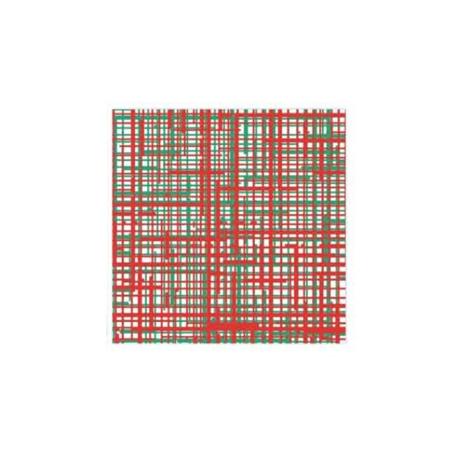 Product Vietri Papersoft Napkins Green & Red Plaid Dinner Napkins