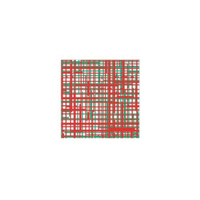 Product Vietri Papersoft Napkins Green & Red Plaid Cocktail Napkins