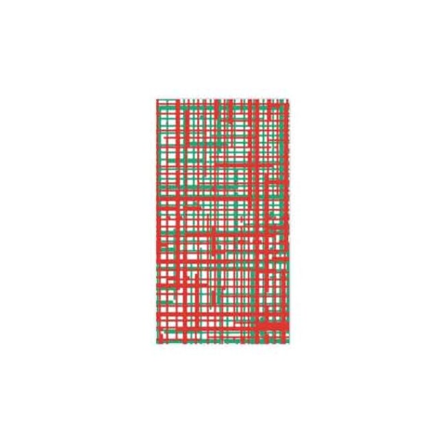Vietri Papersoft Napkins Green & Red Plaid Guest Towels