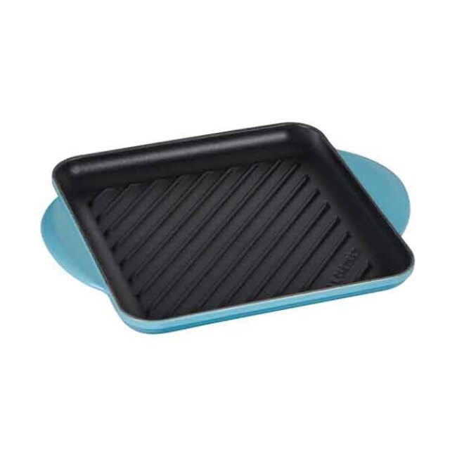 Le Creuset 9.5-Inch Square Grill Pan | Caribbean