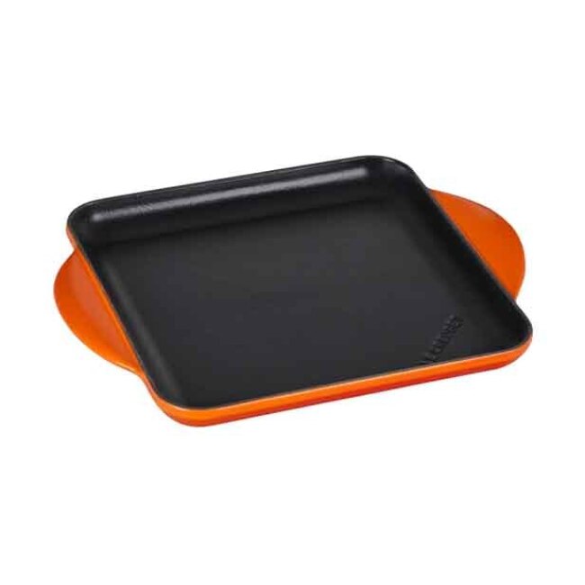 Le Creuset 9.5-Inch Square Griddle | Flame