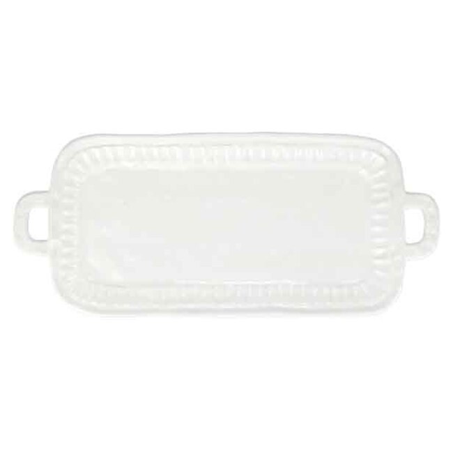 Vietri Pietra Serena Handled Rectangular Platter